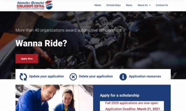 Automotive Scholarships Website Updated