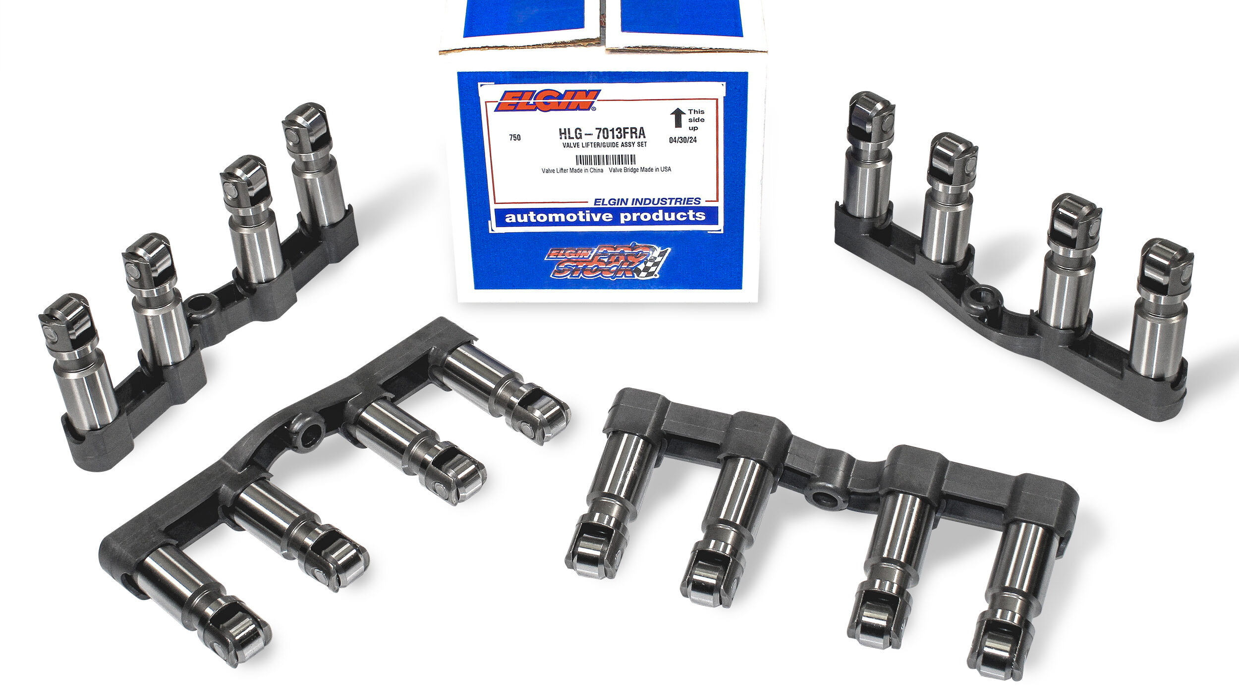 Elgin Industries’ popular Elgin PRO-STOCK range of performance parts now includes original equipment-quality hydraulic roller lifter/guide assemblies for 2004 and newer Chrysler Hemi