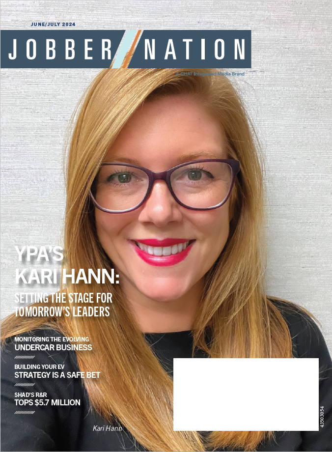 Jobber Nation's June/July edition puts tomorrow's leaders front and centre in our cover story interview with Young Professionals in the Auto care sector Committee chair Kari Hann. AFTERMARKET