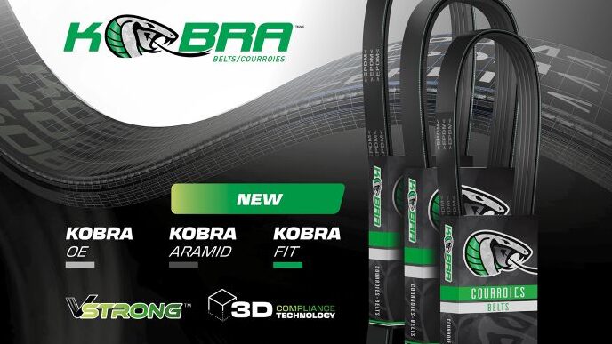 Transit Inc. a key player in the automotive parts market, has announced the expansion of its Kobra OE range of automotive belts.