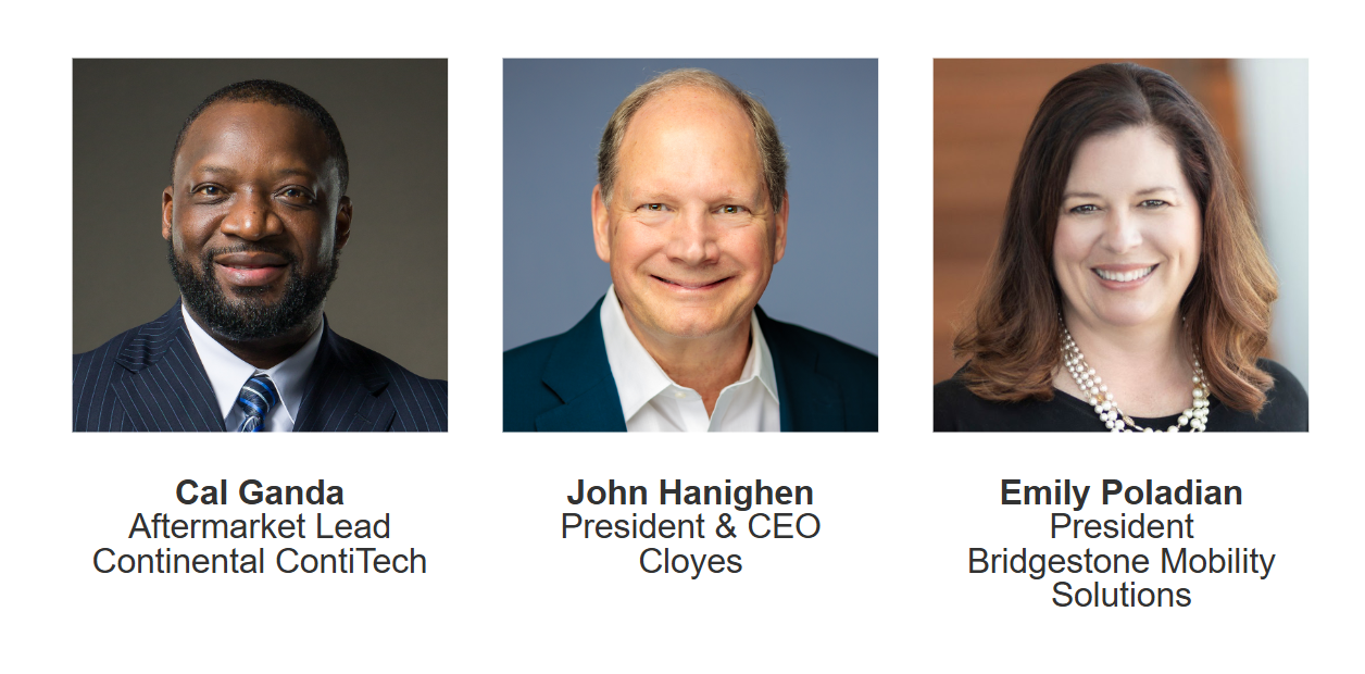 The MEMA Aftermarket Suppliers advisory board reflects the supplier industry and its various tiers. Senior executives from small- and mid-sized supplier companies to large, international supplier organizations are represented on the board.

Joining the board are:

Cal Ganda, Aftermarket Lead, Continental ContiTech

John Hanighen, President & CEO, Cloyes

Emily Poladian, President, Bridgestone Mobility Solutions